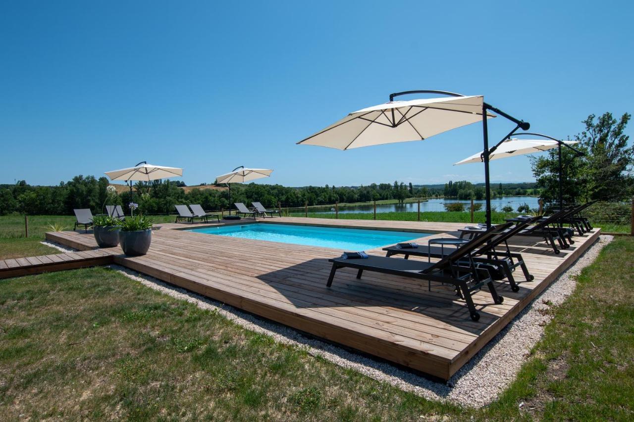 La Villa Face Au Lac Saramon Exterior foto